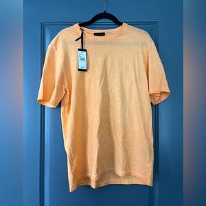 Saks Fifth Avenue Light Orange Short Sleeve Tee